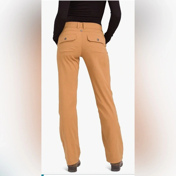 PrAna Halle Wm’s Straight Stretch Pant Hiking Travel Pant Roll up to Cap… - Picture 2 of 11